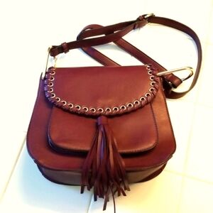 Burgundy Crossbody handbag